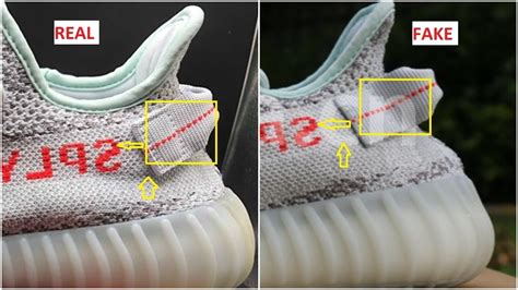 adidas yeezy boost 350 v2 blue tint real vs fake